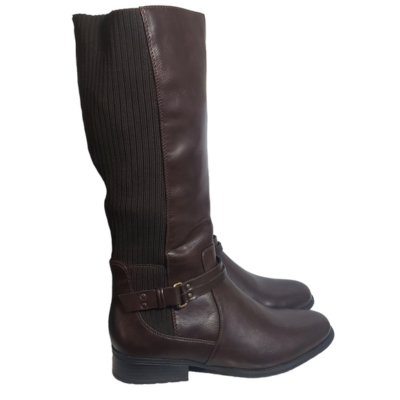 Life Stride X-Anita Dark Chocolate Tall Riding Boot Sz 11M - Picture 5 of 11